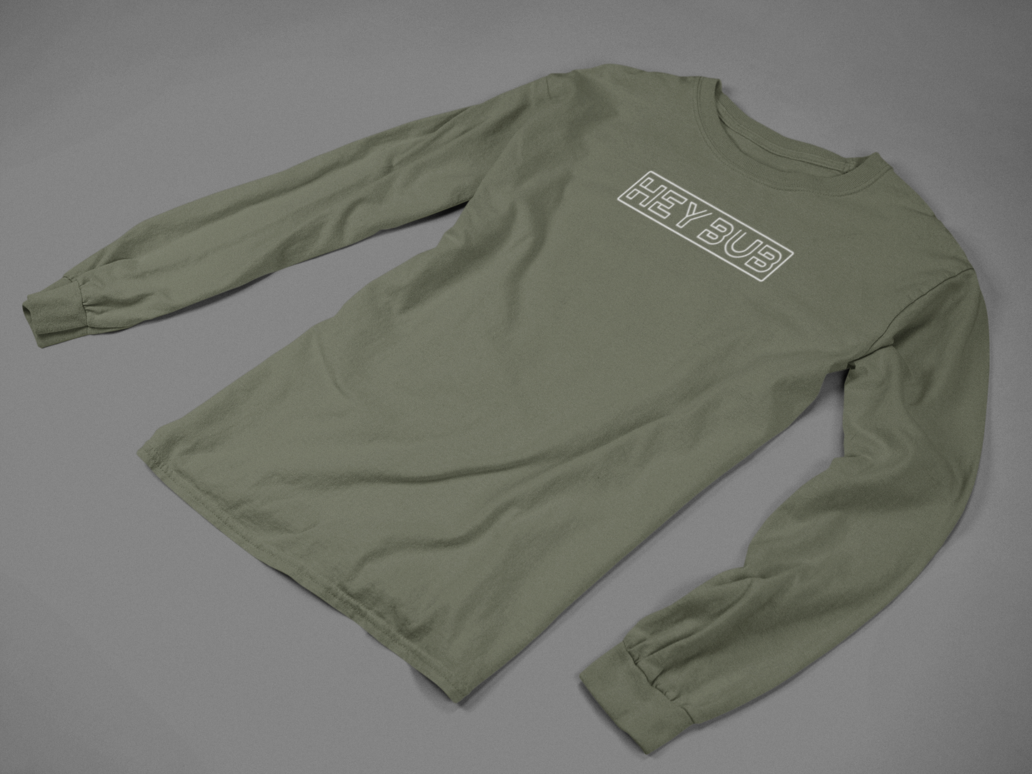 Hey Bub Horizontal, Long Sleeve TShirt