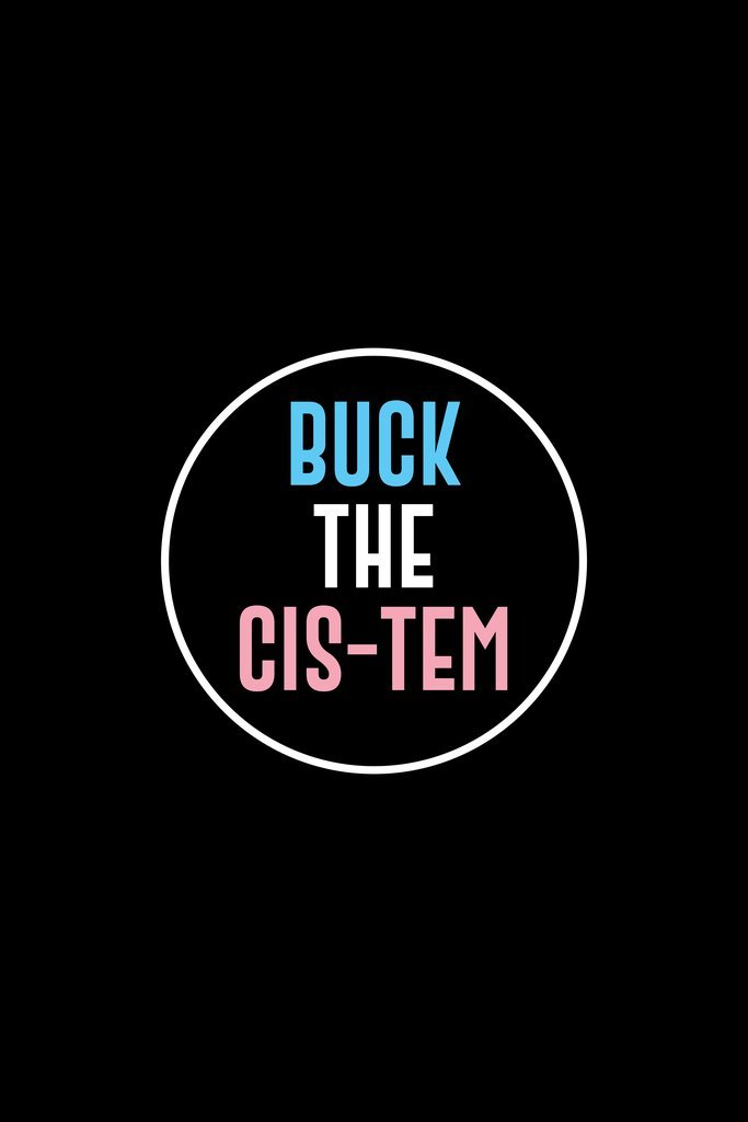 Buck The Cis-tem, Long Sleeve TShirt - HEY BUB