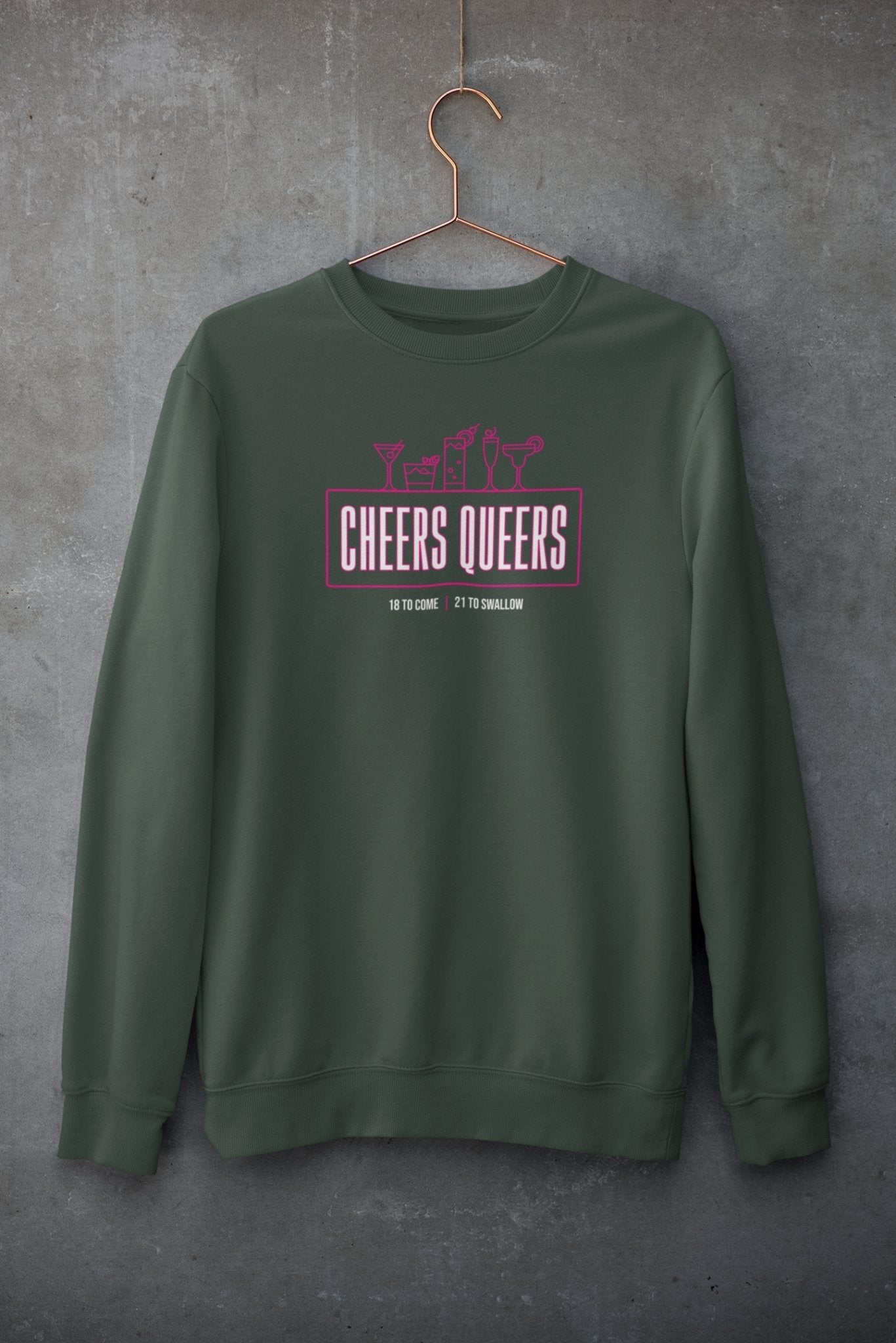 Cheers Queers, Sweatshirt - HEY BUB