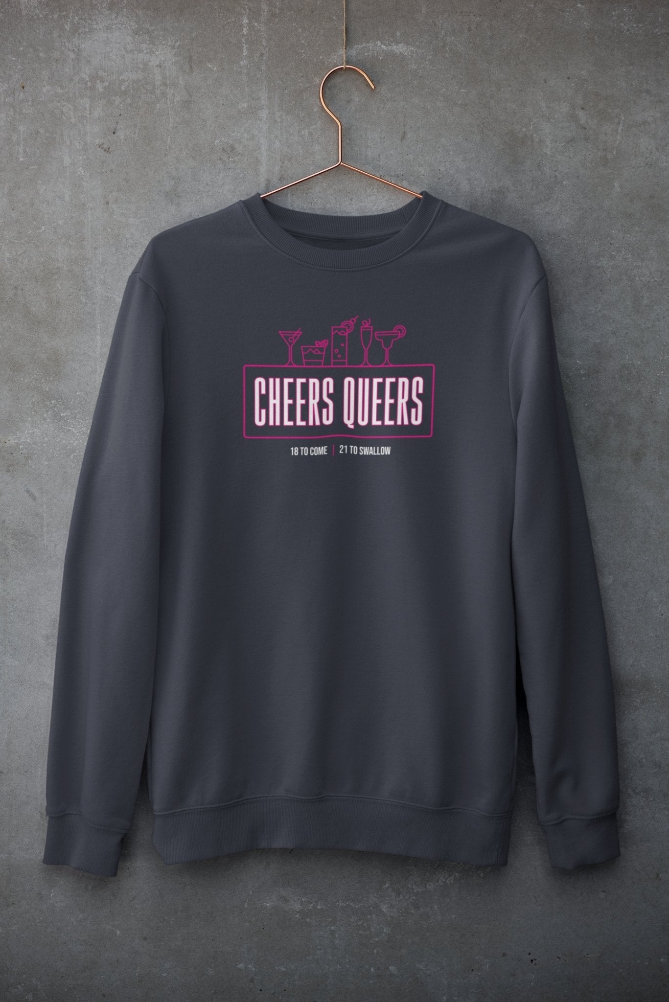 Cheers Queers, Sweatshirt - HEY BUB