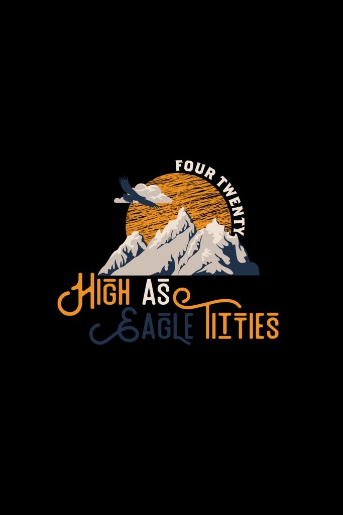 High As Eagle Titties, Hoodie - HEY BUB