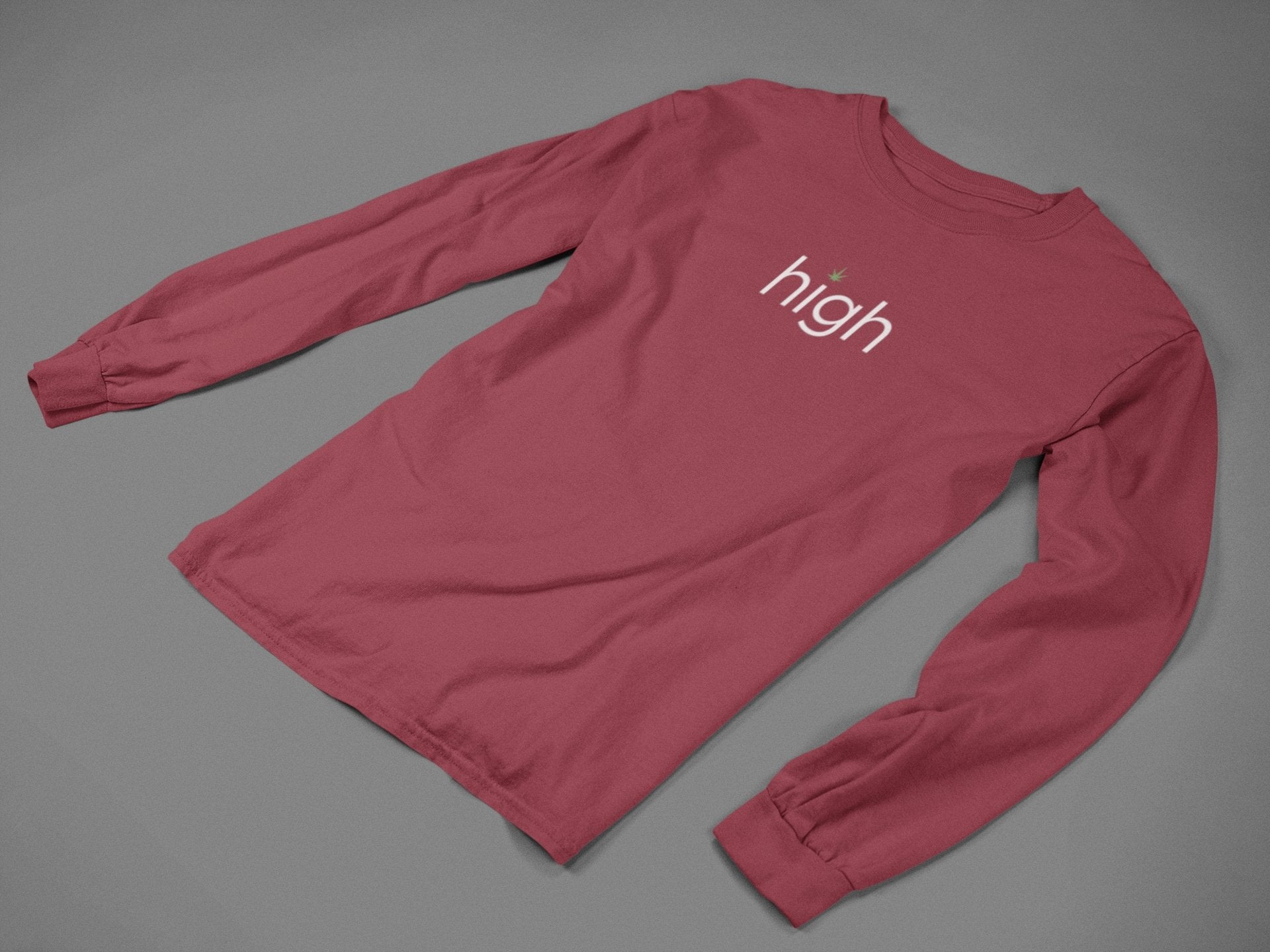 High, Long Sleeve TShirt - HEY BUB