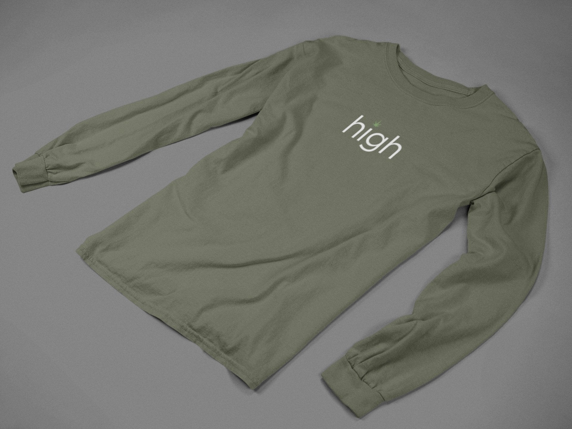 High, Long Sleeve TShirt - HEY BUB