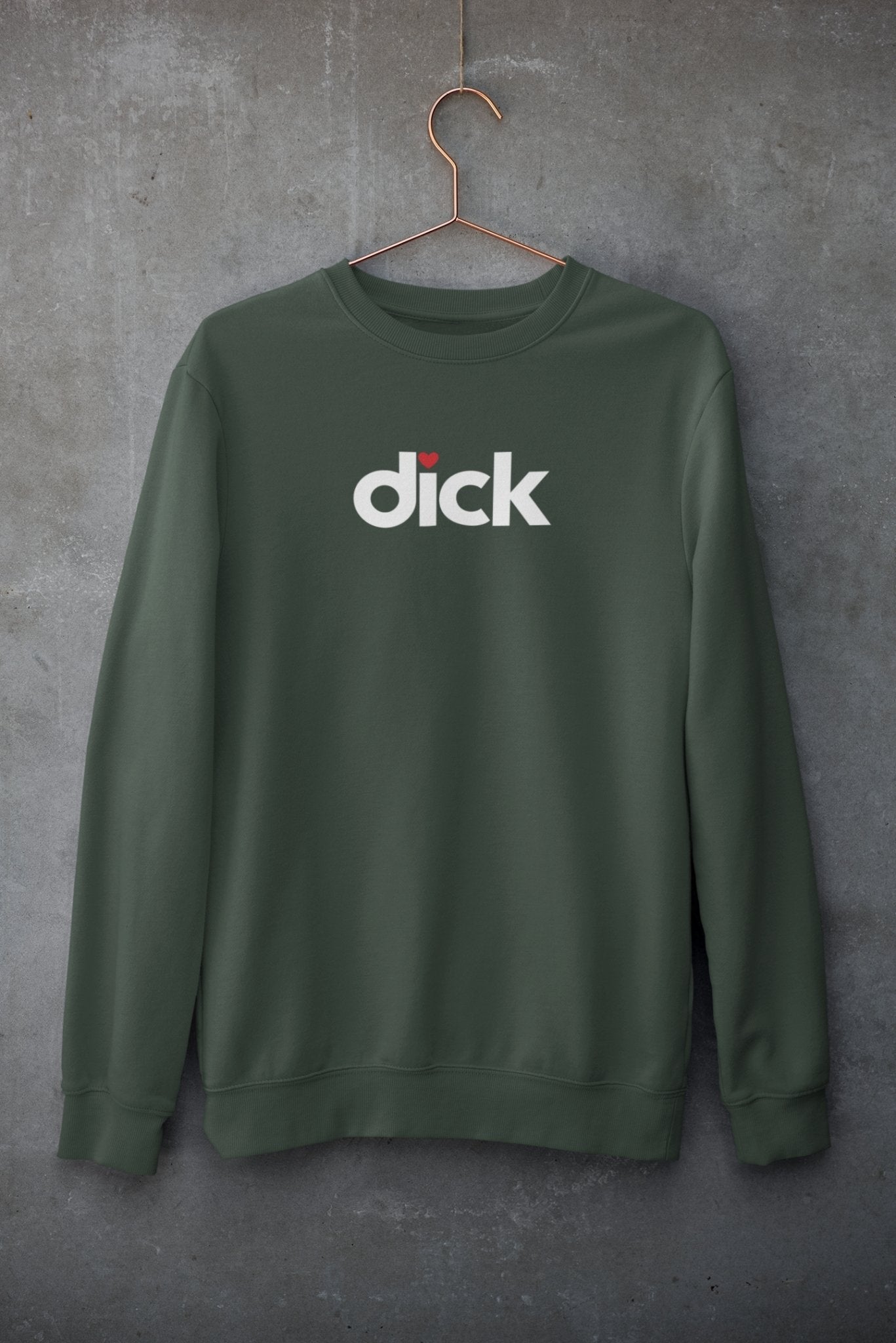 I Heart Dick, Sweatshirt - HEY BUB