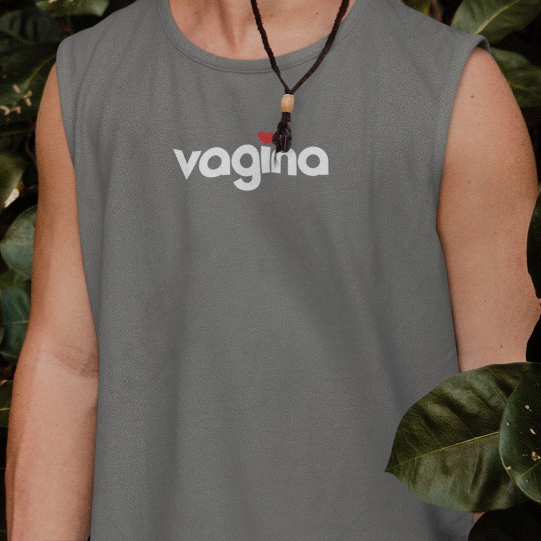 I Heart Vagina, Muscle Shirt - HEY BUB