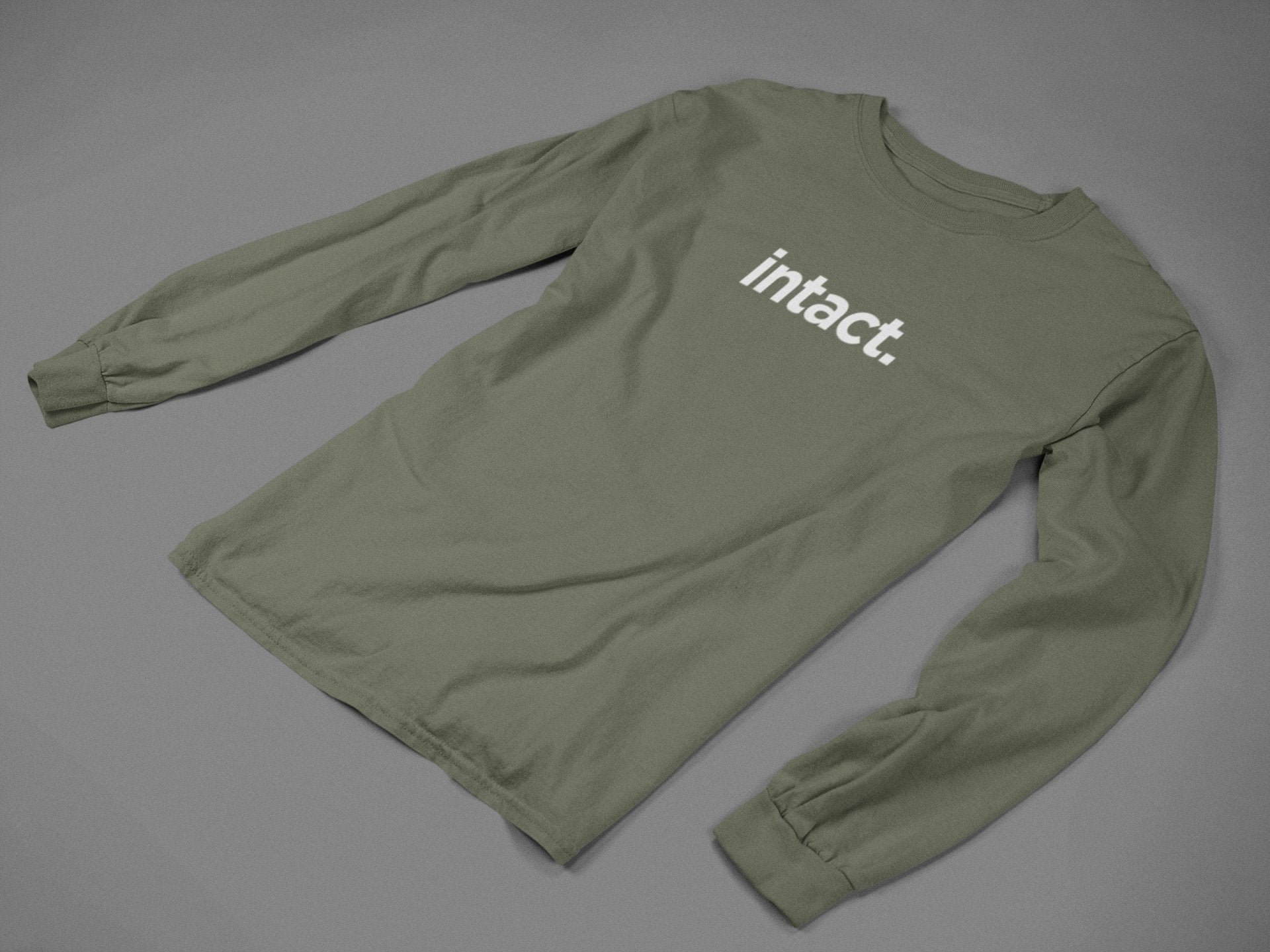 Intact, Long Sleeve Tee - HEY BUB