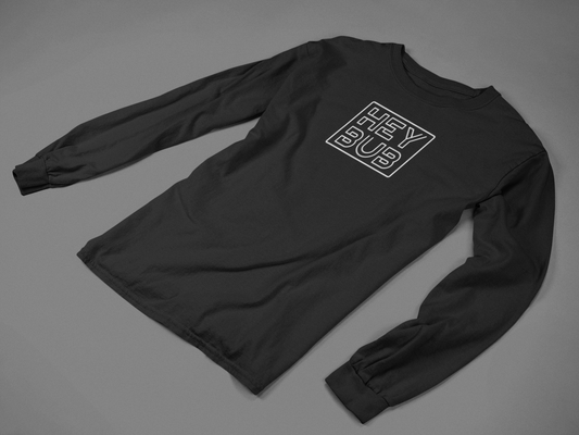 Hey Bub Stacked, Long Sleeve T-Shirt